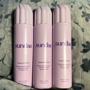 Sundae Passionfruit Pop Whipped Foaming Body Wash 8.9 fl oz 3 Pack